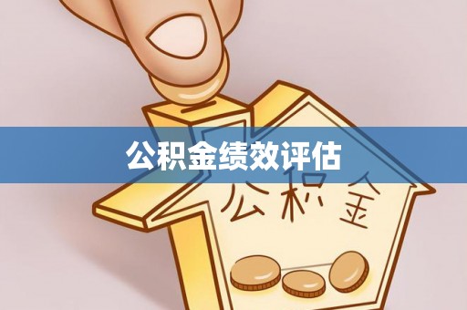 徽县公积金绩效评估